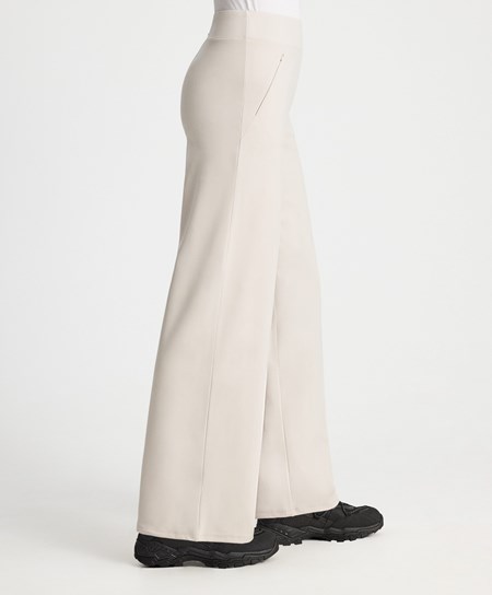 Oysho Warm Rett Trousers Sand | LSKZ37182